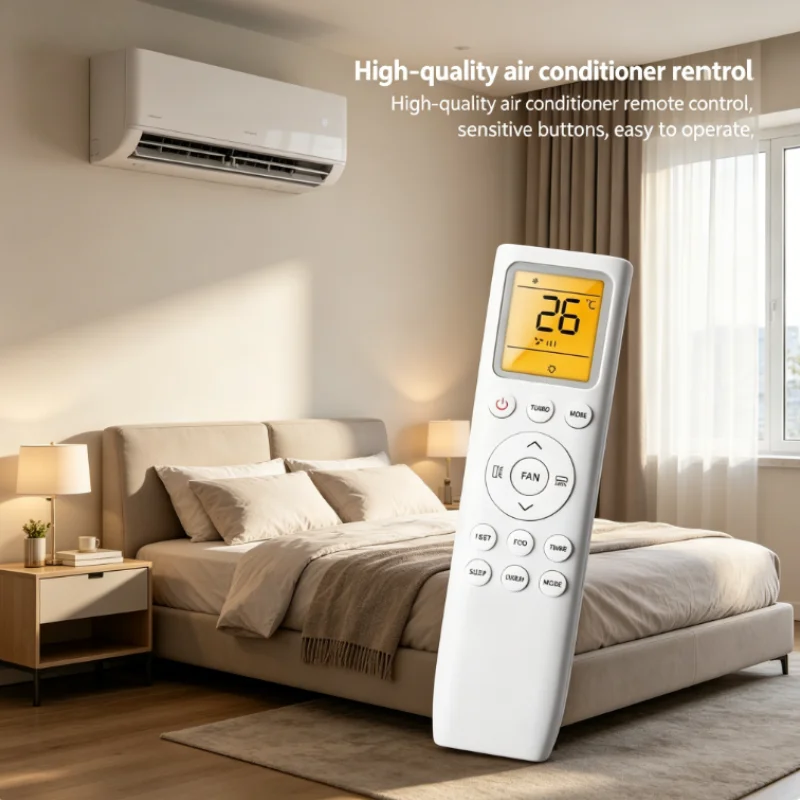 Universal Backlit Infrared Remote Control Replacement For TCL Air Conditioner Unit Model 006196 776FH