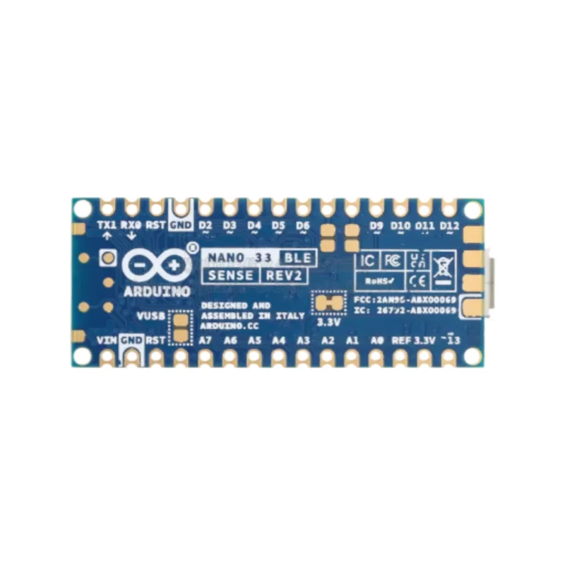 1pcs ARDUINO NANO 33 BLE SENSE REV2 ABX00069 nRF52840 development board module