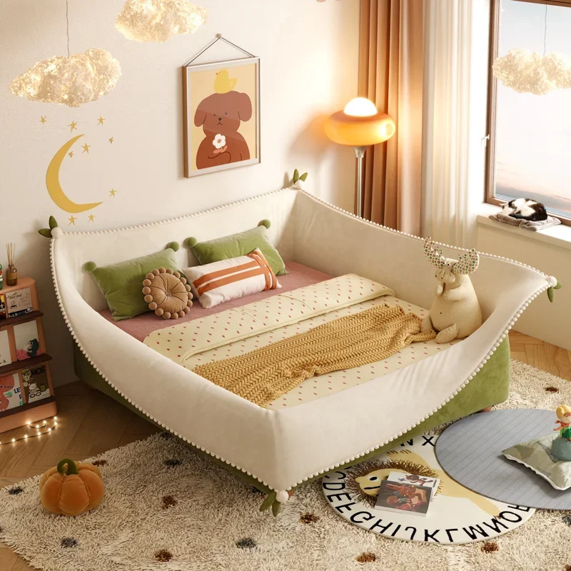 Pocket Guardrail Simple Modern Fence Small Bedroom Boy Cribs Creative Princess Children's Bed