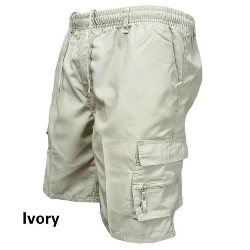 Men Breathable Cargo Shorts 2024 Multi-pockets Shorts Men Loose Work Short Pants Male Casual Summer Outdoor Beach Short Overalls