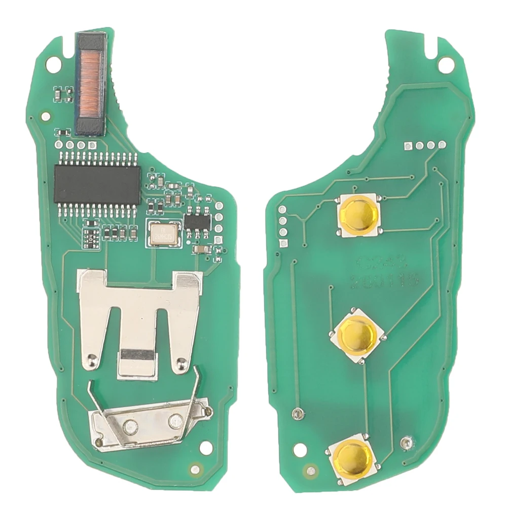 kutery 4A Chip For Peugeot 308 4008 Citroen C3 C5 C6 Flip Remote Folding Car Key shell 433MHZ HU83 Blade HUF8435 PN:98 139 654 7