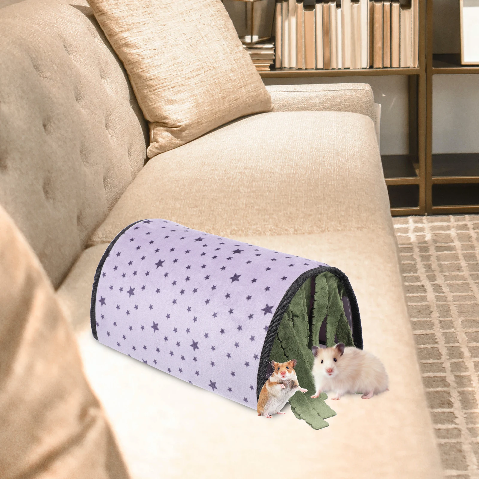

PVC Hamster Nest Creative Hamster Tunnel Design Toy Hideout Toy for Small Animals Pet Exploration Sleeping Bag House