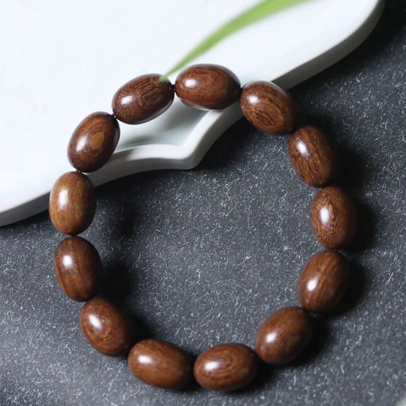 Gold-silk sandalwood jujube string  decorative Buddhist beads and ornaments
