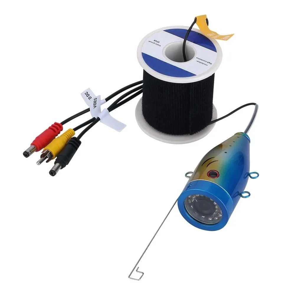 Double lamp 30m 7 inch video intelligent underwater visual fish finder underwater camera underwater fishing device