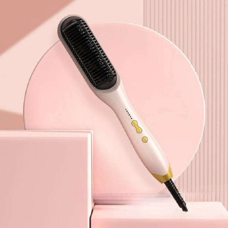 Straightening Comb That Doesn'T Damage Hair With LCD Screen Negative Ions Convenient For Students Electric Hair Straightener