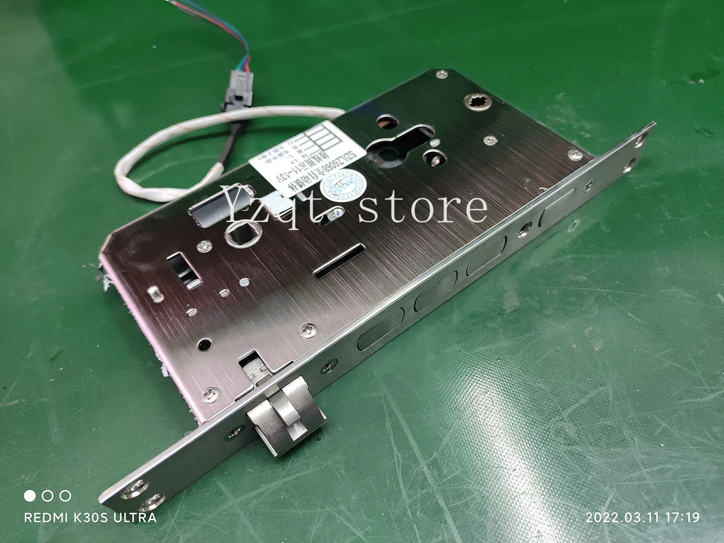 

Automatic square Pu 12V lock tongue automatic telescopic 6068 access control special electronic lock body motor electronic contr