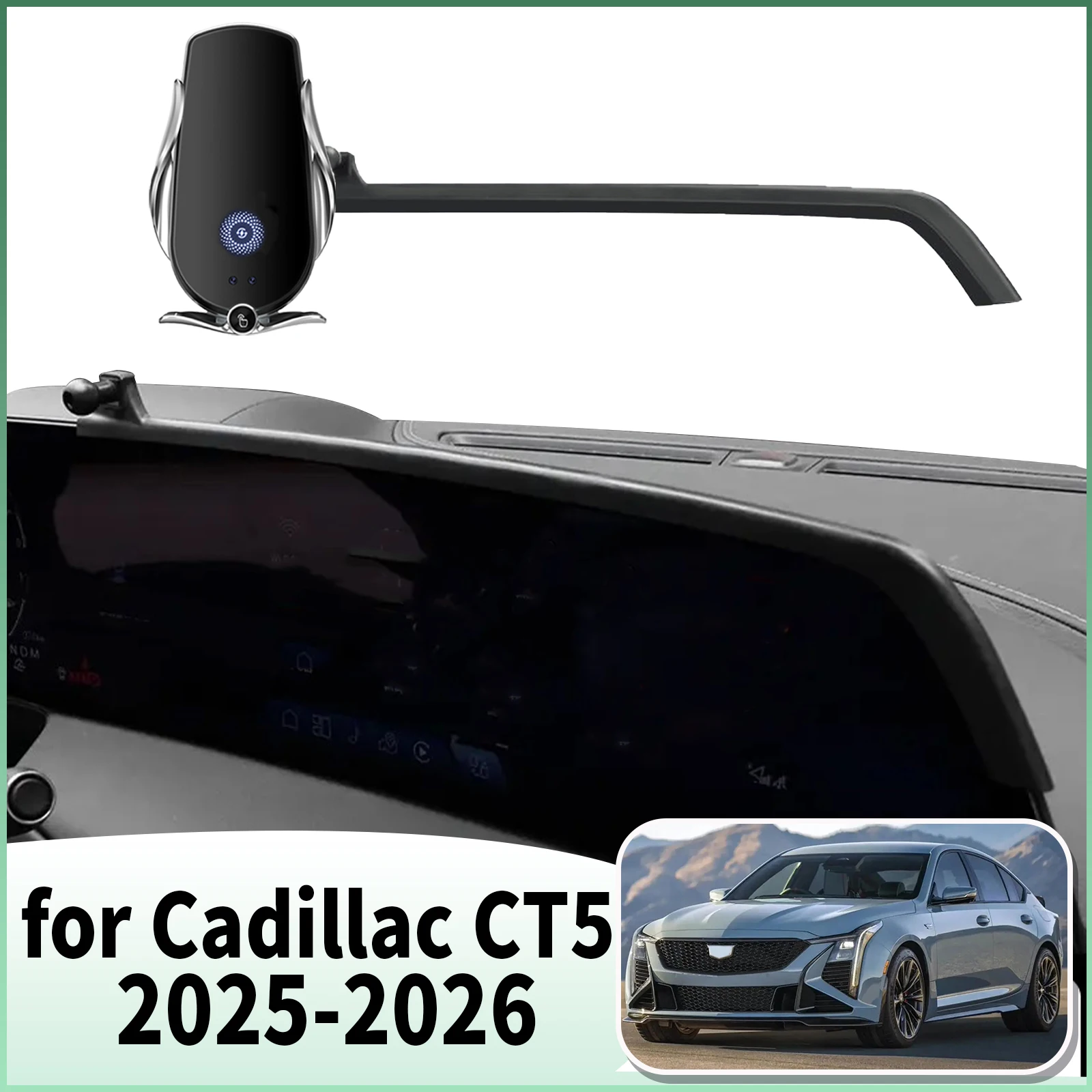 

fit for Cadillac CT5 2025 2026 ​​Specific Dashboard Navigation Phone Holder Mount Design Car​​ accessoires