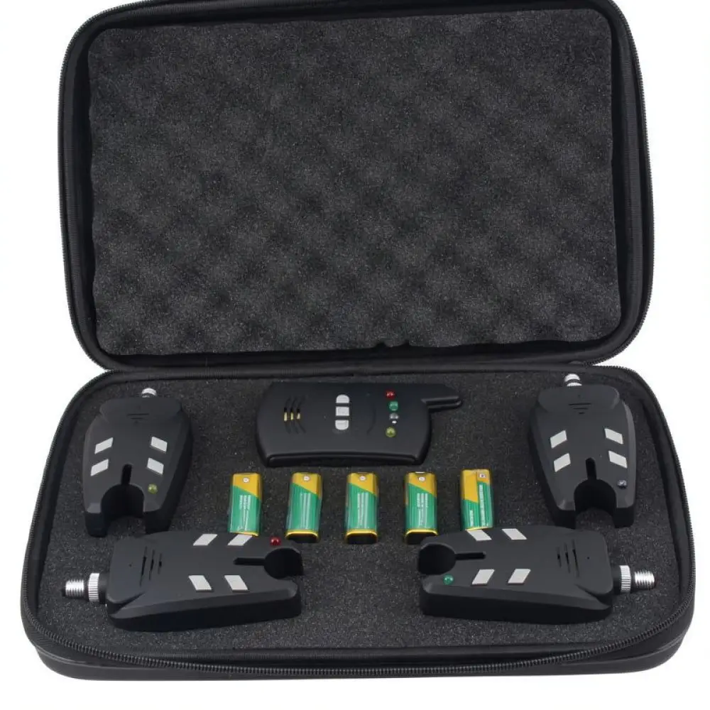 Advanced Fishing Bite Alarm Set With Receiver Waterproof Alert Tool For Sea Fishing Rods Professional Tackle Gear