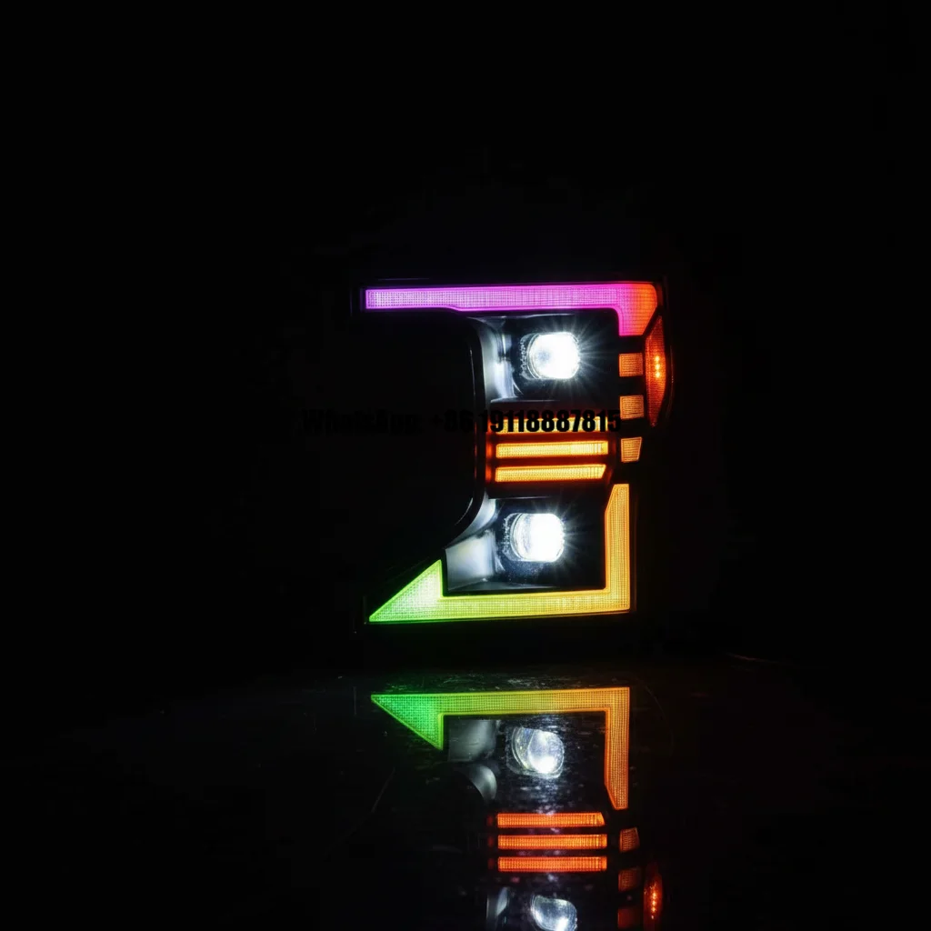 

New for F250 2020-2022 Super Duty LED Headlights 6000K 12V 100W 6000LM Bright