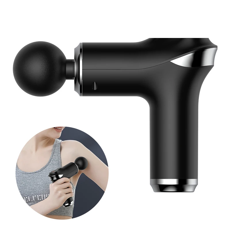 

Handheld Massage Gun Percussion Pistol Massager For Body Neck Deep Tissue Muscle Relaxation Gout Pain Relief Portable Home