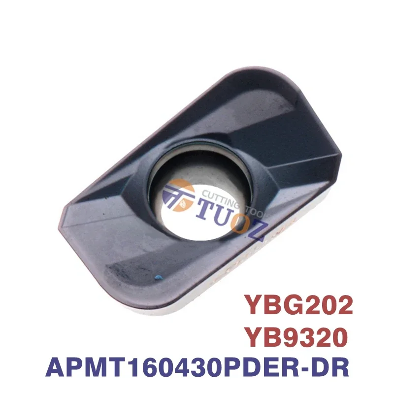 Ferramentas de Trituração do Torno do Cnc Inserção do Carboneto 100 Original Apmt160430pder-dr Ybg202 Yb9320 Apmt 160430 Pder Pder-dr