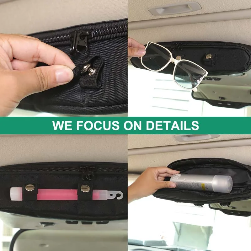 

1Pcs Oxford Cloth Black For Hummer H2 2003-2009 Car styling car roof storage small bag car interior modification accessories