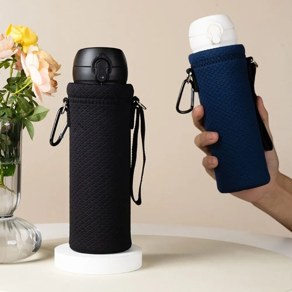 Sport Water Bottle Cover Insulator Sleeve Bag Case Pouch Bottles Cup Pouch With Shoulder Strap Camping Drinkware Accessories