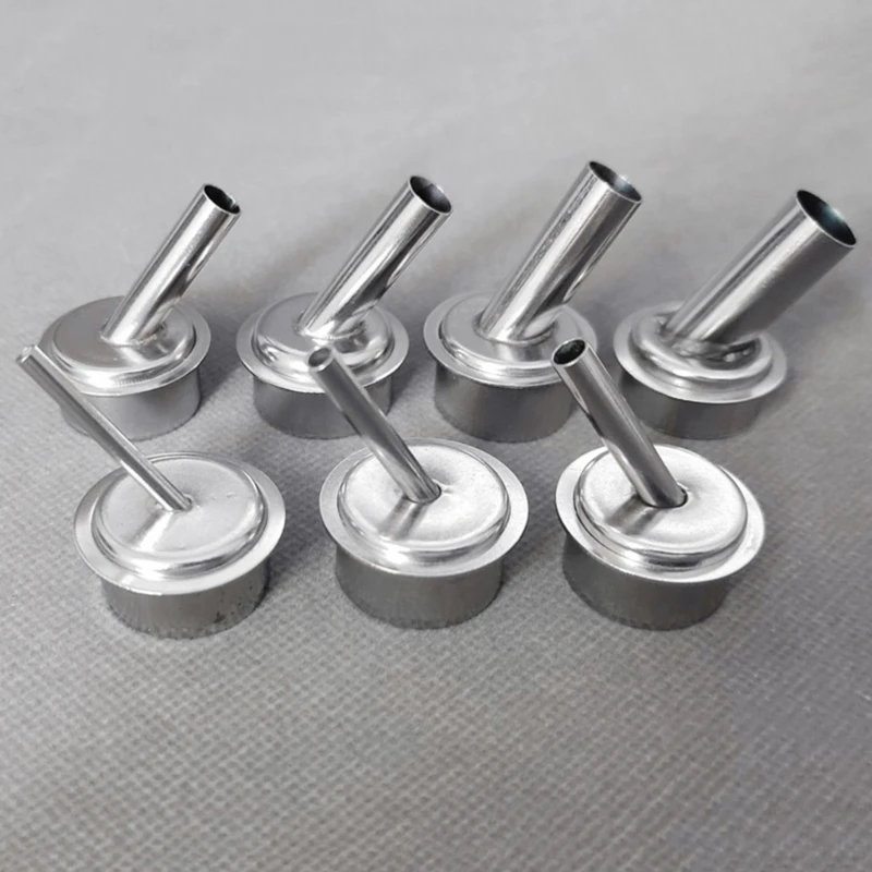 Ugelli resistenti agli utensili ad aria calda 7 pezzi Punte durevoli per trasporto di goccia curvo QUICK 861DW 45 gradi