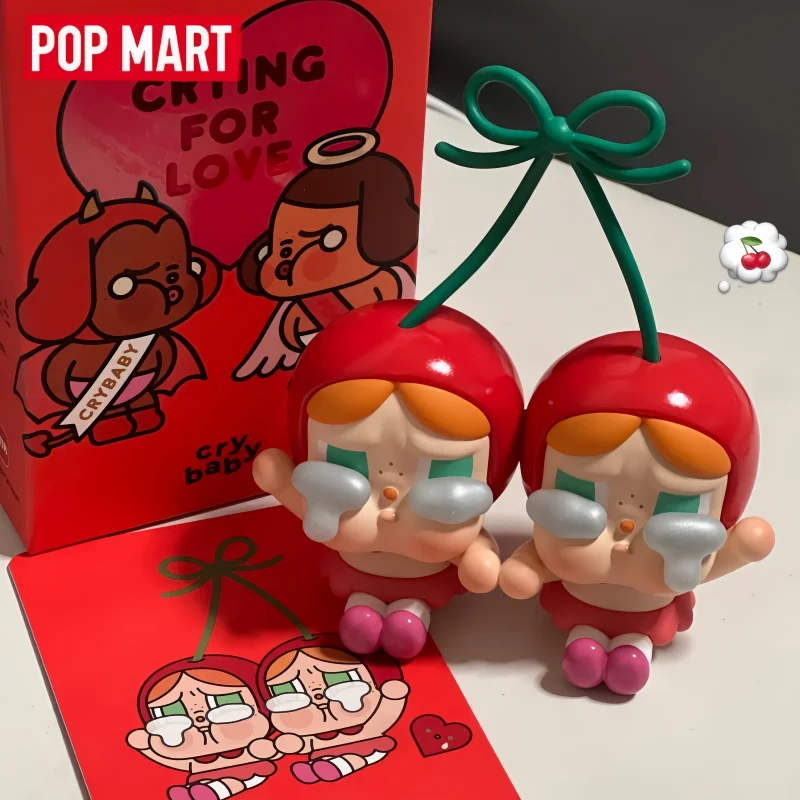 New POP MART Original Crybaby Crying For Love Series Blind Box Valentine's Day Gift Trendy Toy Ornament Love Girl Birthday Gifts