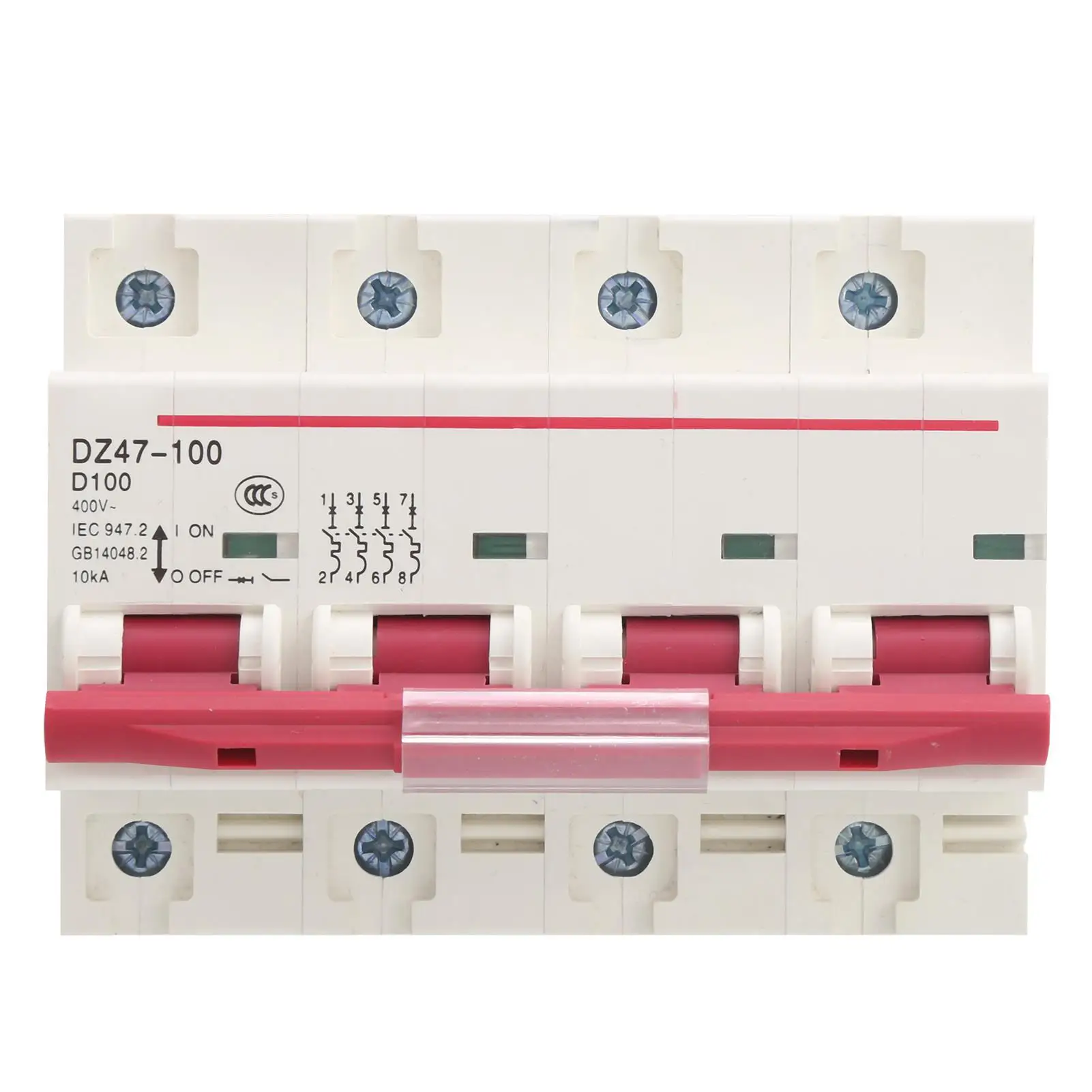 

for household Leakage Circuit Breaker 4P D80~D100A D-Type for power Distribution DZ47-100