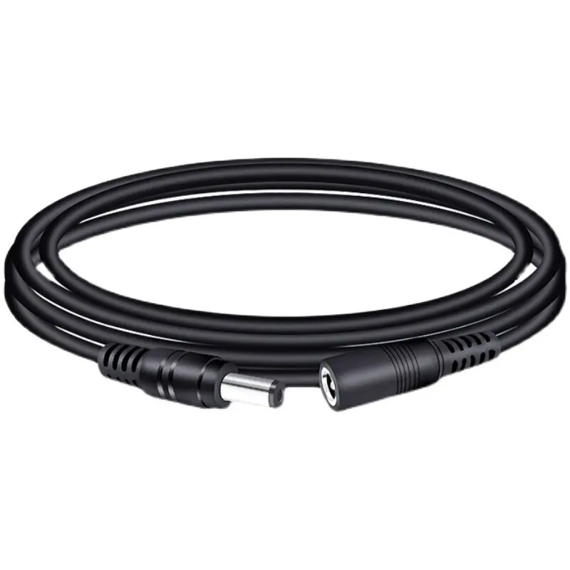 DC Power Extension Cable DC Male and Female Extension Cable 5.5x.2.1mm 22AWG Power Supply DC Cable Round Hole DC Charging Cable