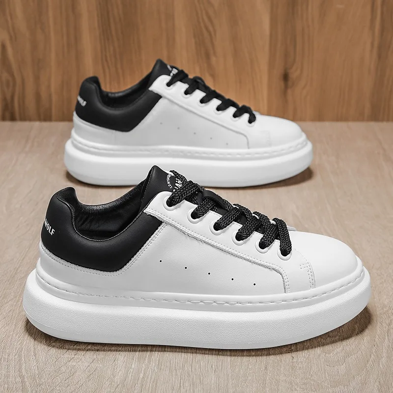 

Men's Casual Sports Shoes with Thick Sole Functional Running Style Lightweight Breathable Lining Perfect for Outdoor Shoes