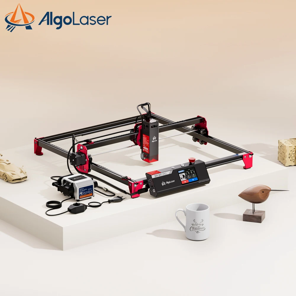 

Offline AlgoLaser DIY KIT MK2 10W Laser Engraver Laser Engraving Cutting Machine DIY Laser Cutting for MDF add Air Assist Nozzle