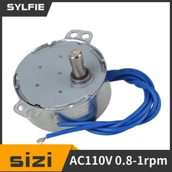 TYC-50 AC 110V Synchronous Motor 0.8-1RPM CW/CCW 4W Torque 12KGF.CM