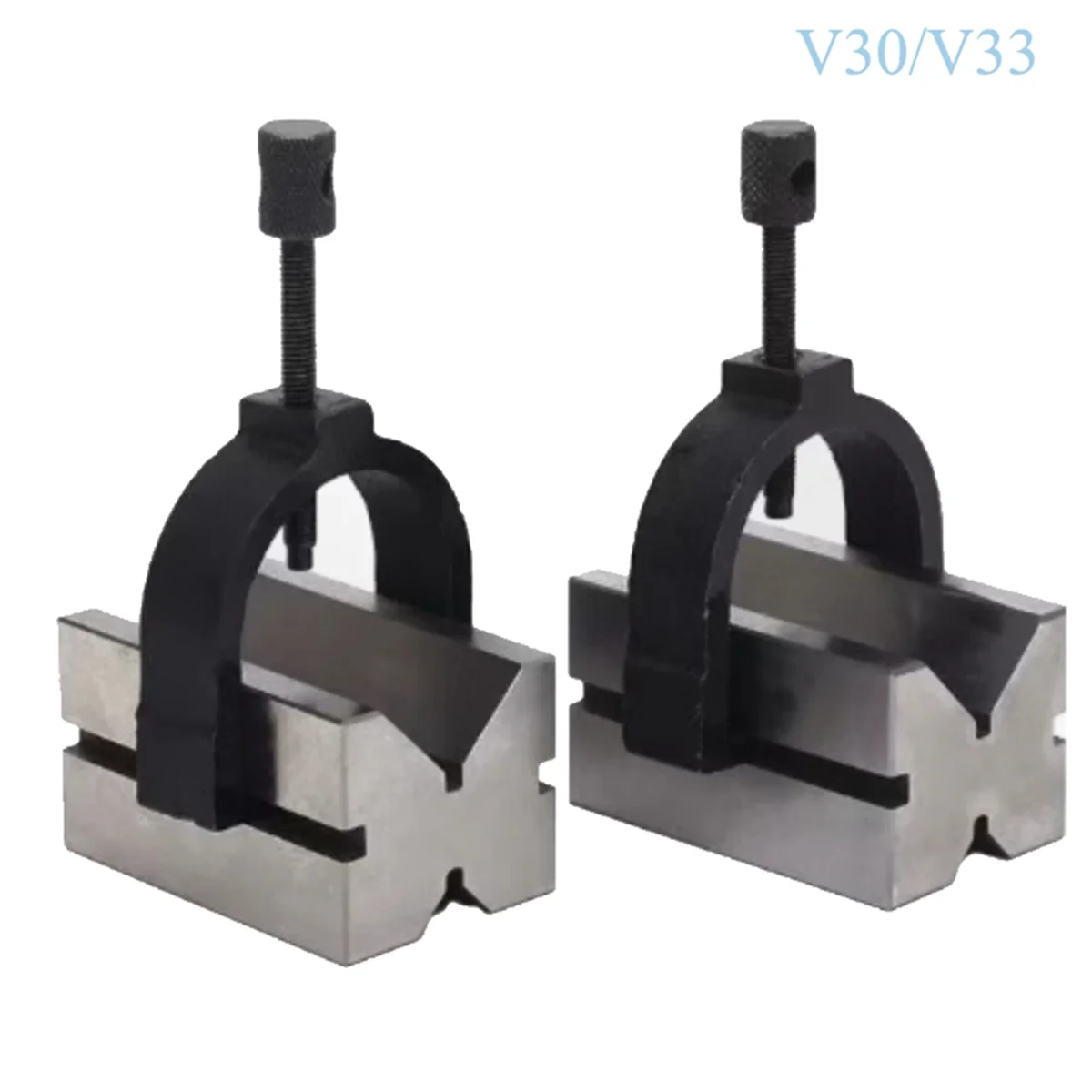 BAAQ 1pc High Precision V Block Clamp Set A Type Machinist Blocks and Clamp Tools Set V30