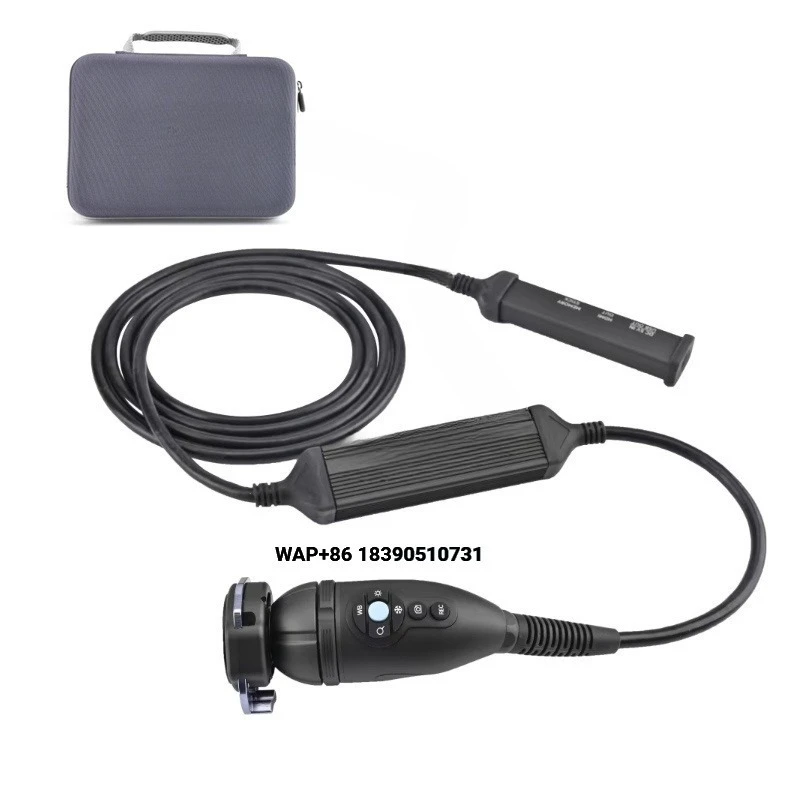 Veterinary handheld mini 4K endoscopic  system with USB recording function for endoscopy of small animals (dogs, cats)