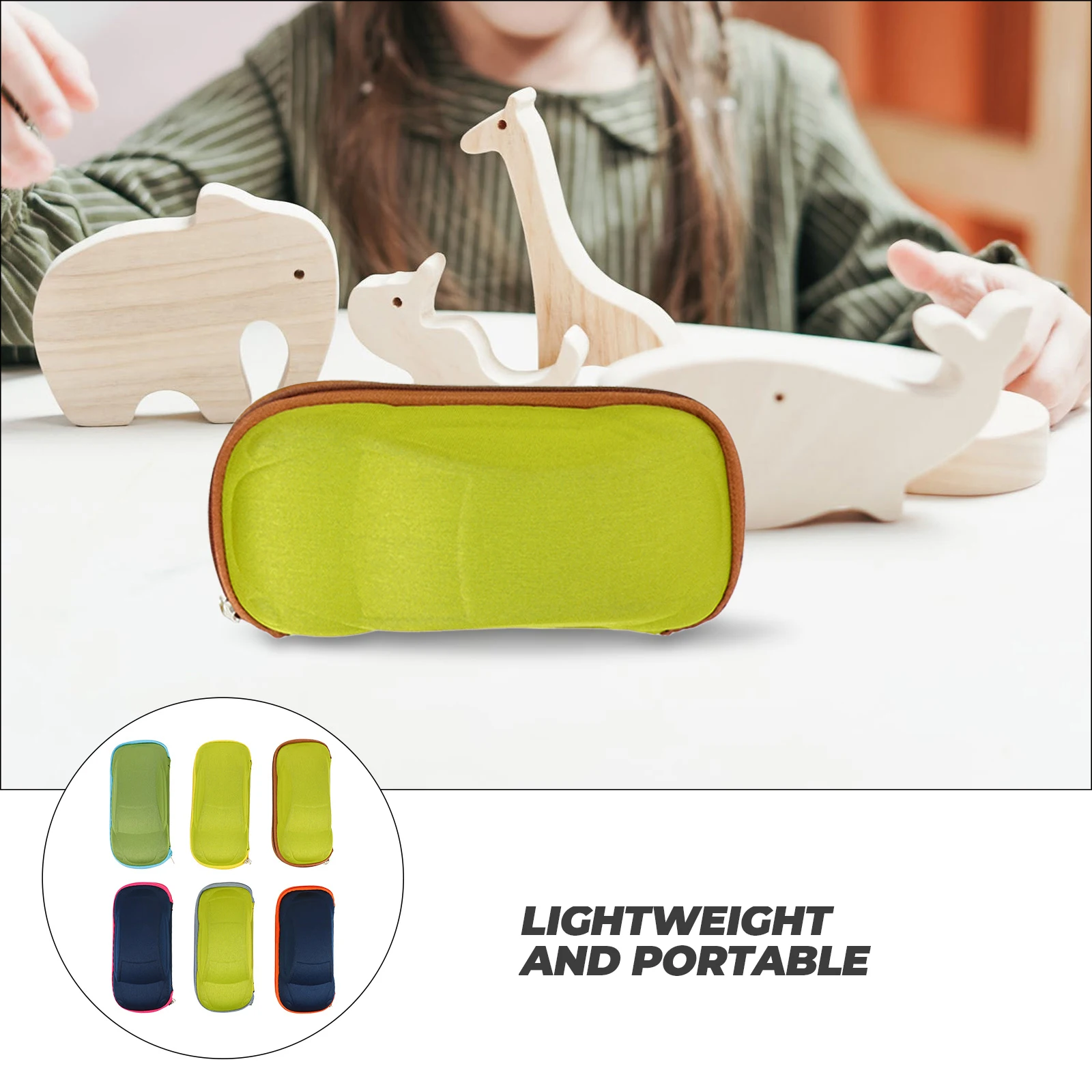

6 Pcs Glasses Case Eyeglass Box Hard Cartoon Storage Sunglasses Boys Eyeglasses Child Portable Lightweight Practical Long Time