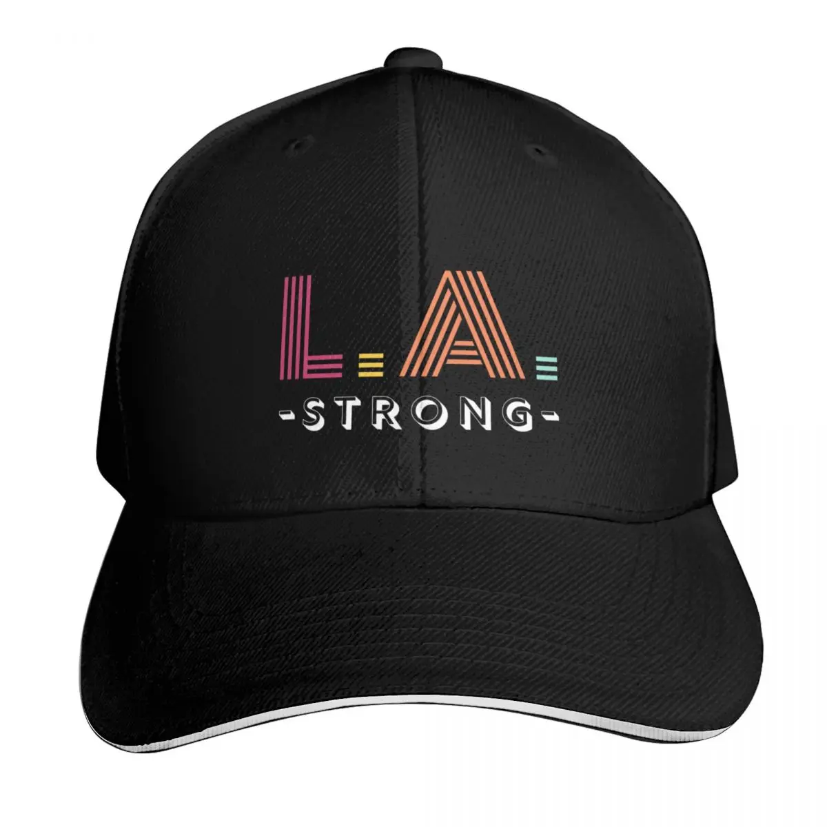 L.A. strong, support for Los Angeles fire victims, 100% of profit donated Baseball Cap Men Women Casual Summer Sport Sun Cap