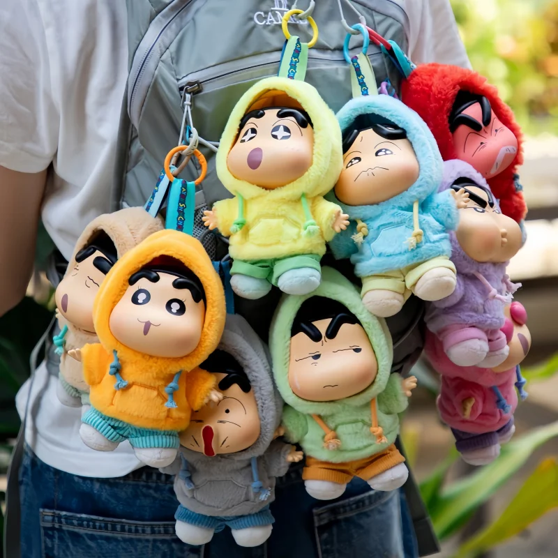 منتج جديد متوفر في المخزون Kkv تلوين شين تشان سلسلة الدوبامين العاطفي الفينيل أفخم صندوق أعمى العصرية ألعاب من نسيج مخملي هدية عيد ميلاد #3