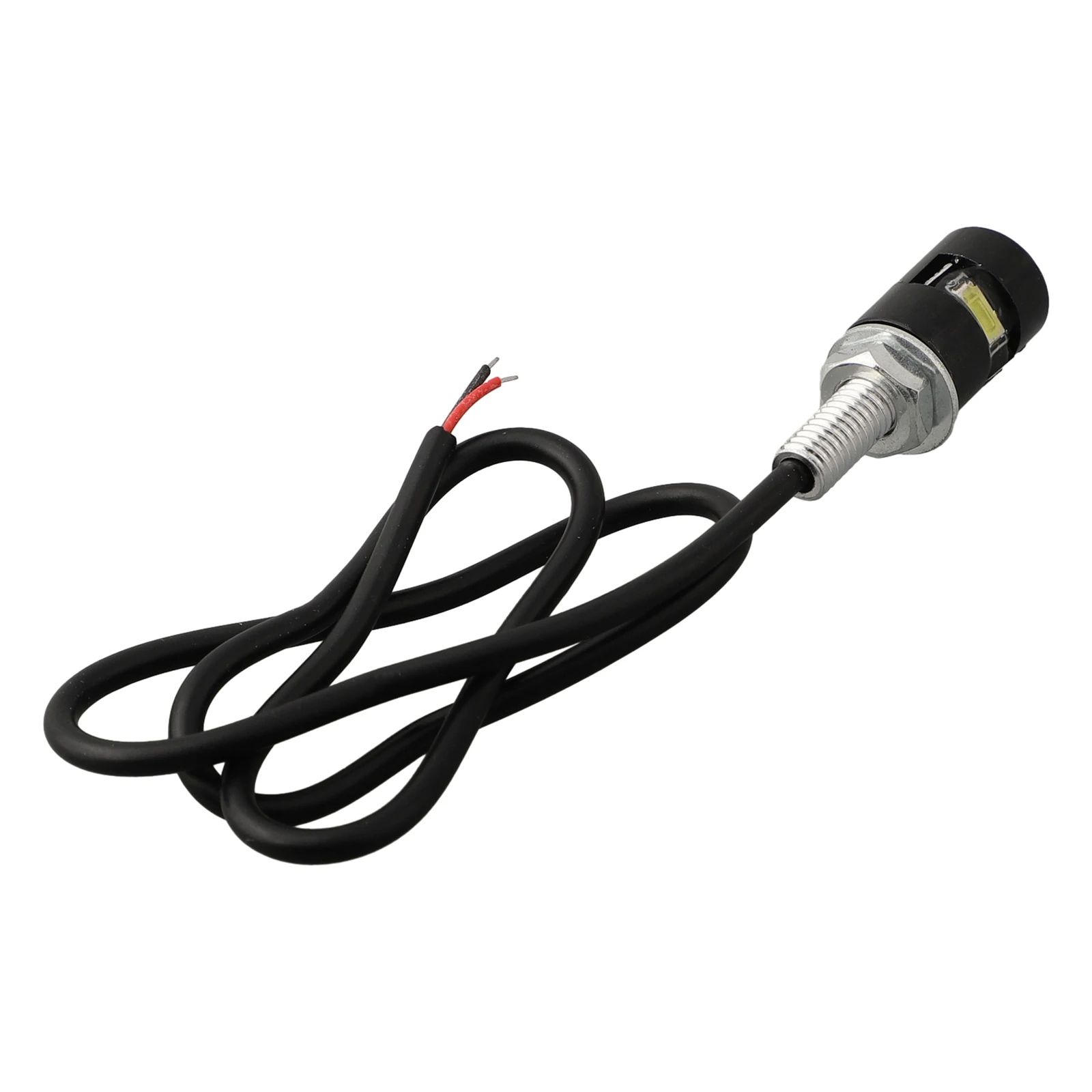 2Pcs LED License Plate Bolt Light  Car Motorcycle License Plate Lights  Easy Installation  Long Lasting  Black Color