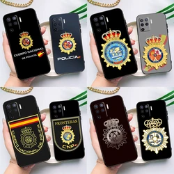 Spain National Police Logo Case For OPPO Find X5 X3 Lite Pro A15 A16 A52 A72 A5 A9 A31 A53 A83 A93 A54 A74 A94 Cover