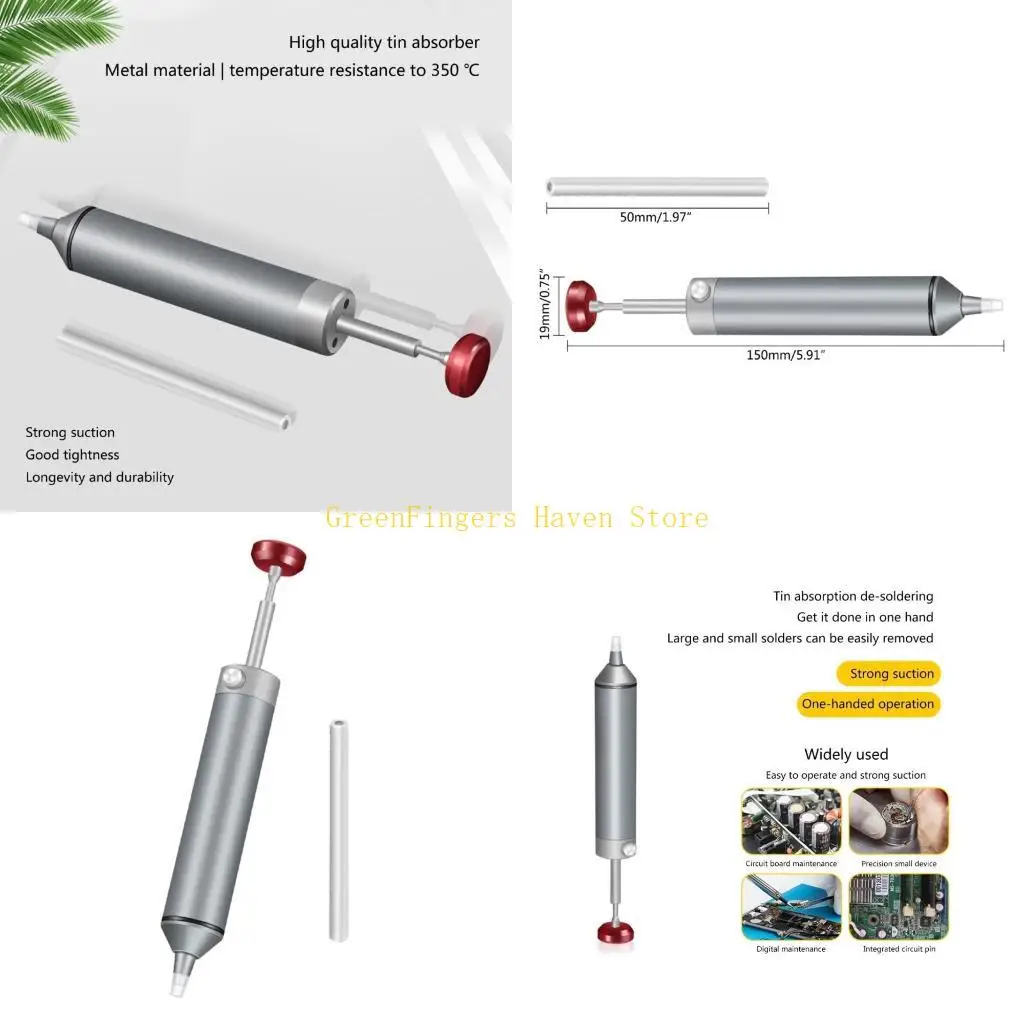 

F68D Powerful Desoldering Suction Tin Vacuum Soldering Iron Desolder Guns Solder