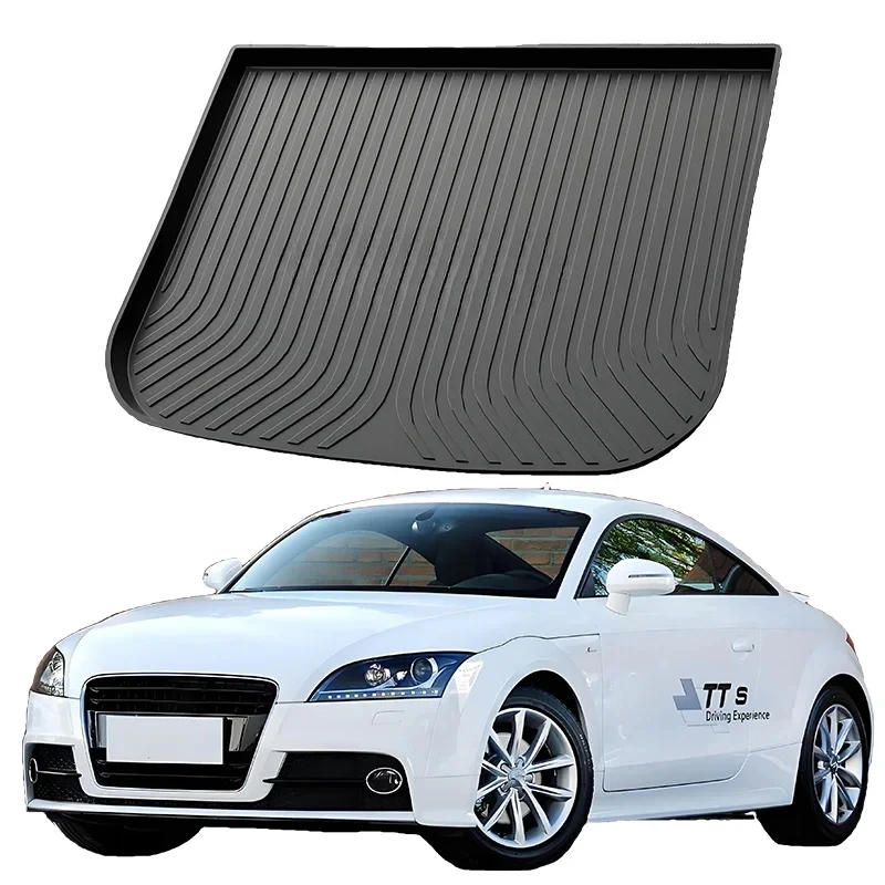 Upgrade TPE Car Rear Trunk Mats Storage Pads Cargo Tray Dustproof Waterproof Protecion Cushion For Audi TT 2012-2024 2023 2020