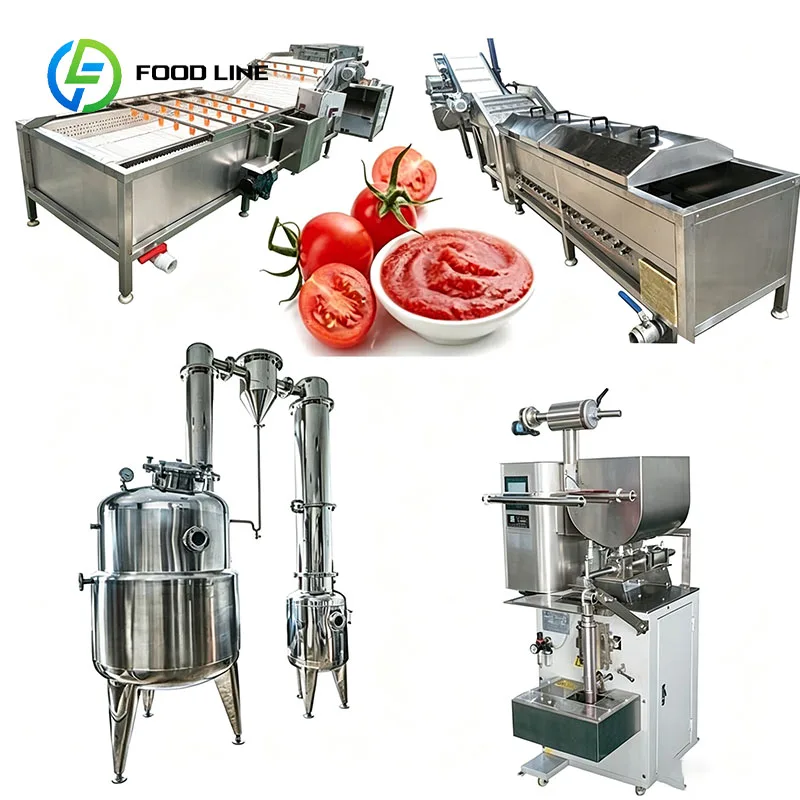 Tomato Ketchup Machine Tomato Sauce Equipment Production Line Paste Puree Filling System Factory Customized