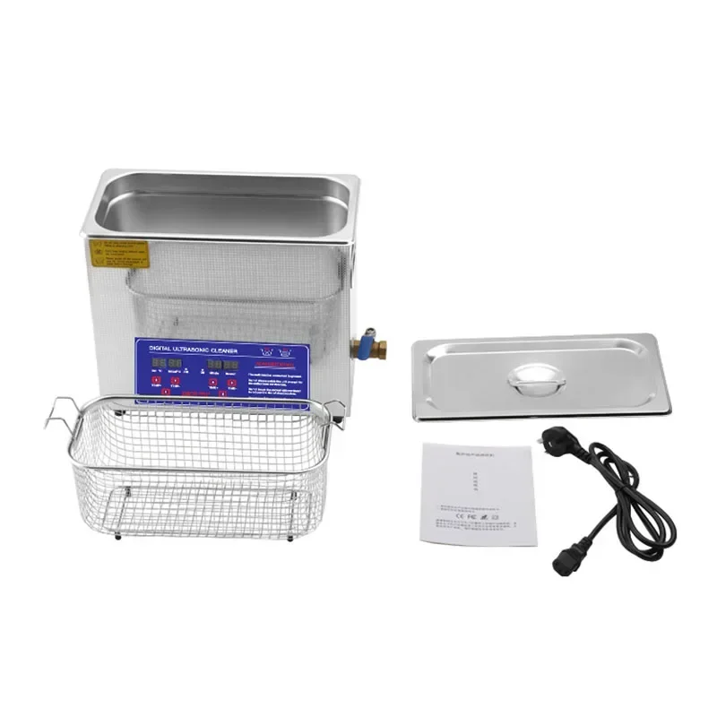 Home Appliance C630 Hardware Ultrasonic Cleaner 6L Dental Auto Parts Laboratory Degreasing PCB Cleaner