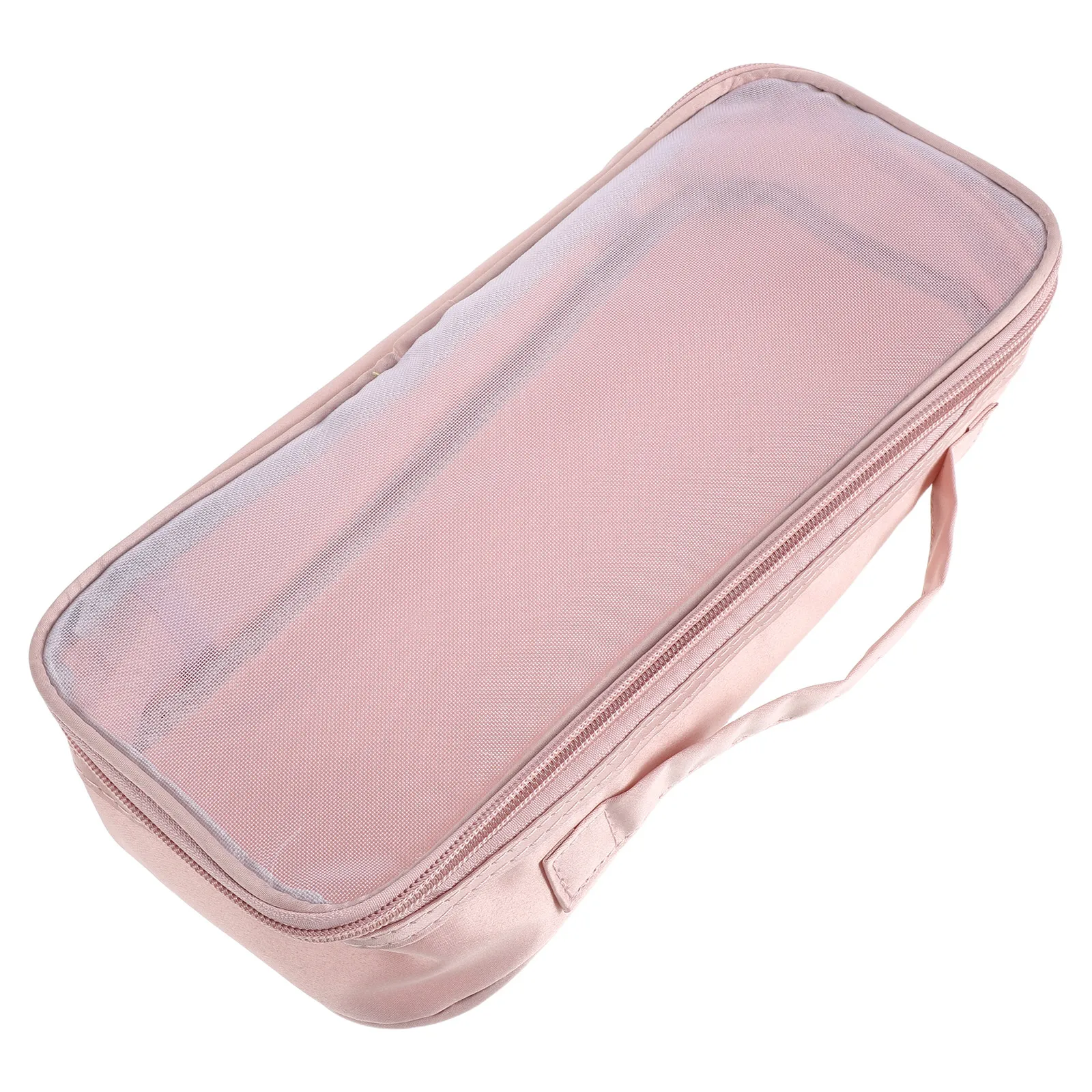 Hair Tools Travel Bag Pink Curling Iron Organizer Portable Hair Dryer Storage Case Reinforced Structure Foldable Styling Tools