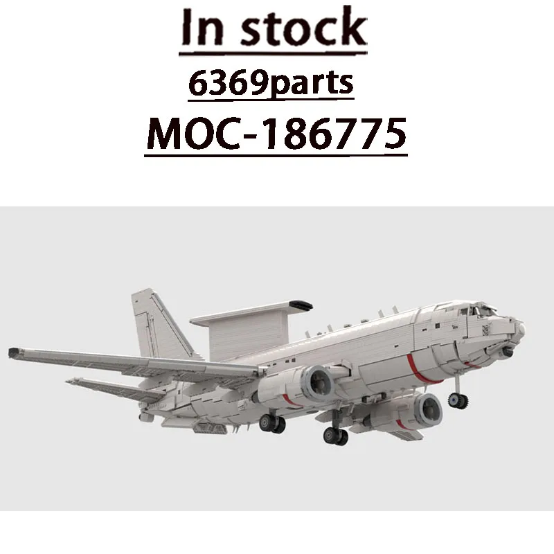 Assemble Model MOC-186775 Large Aviation Transport Helicopter Building Blocks 6369 Parts Adult New Year Educational Toy Gift