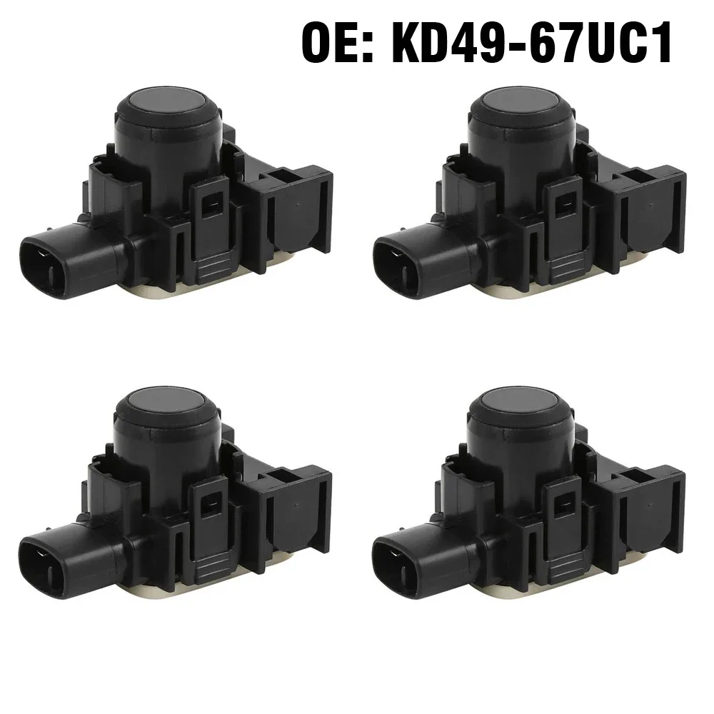 

4pcs PDC Black Bumper Reverse Parking Sensor KD47-67UC1 For Mazda 2 3 5 6 CX-3 CX-5 CX-9 KD4767UC1