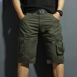 Herren Cargo Shorts Kampf solide halbe Wander Bermuda kurze Hosen für Männer bequeme Vintage Luxus Baggy Hevy Whate Y2k Jorts heiß