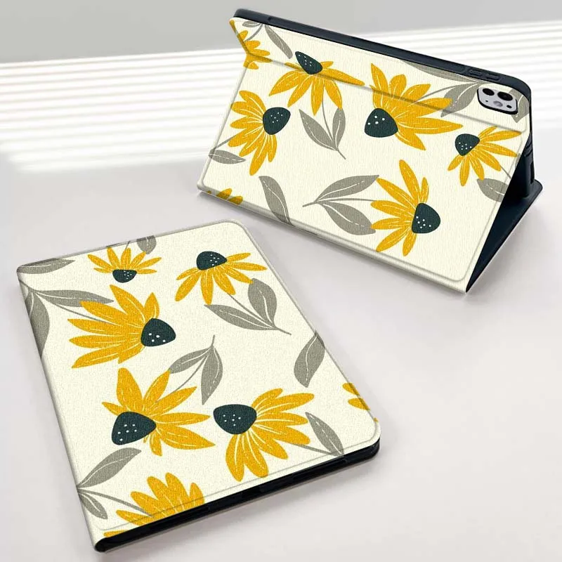 

Floral Art Creative Pattern For iPad mini Air 1 2 3 4 5 6 7 6th 7th 9 11 13 M3 M2 gen 7.9 8.3 10.9 Inch 2025 Tablet Case