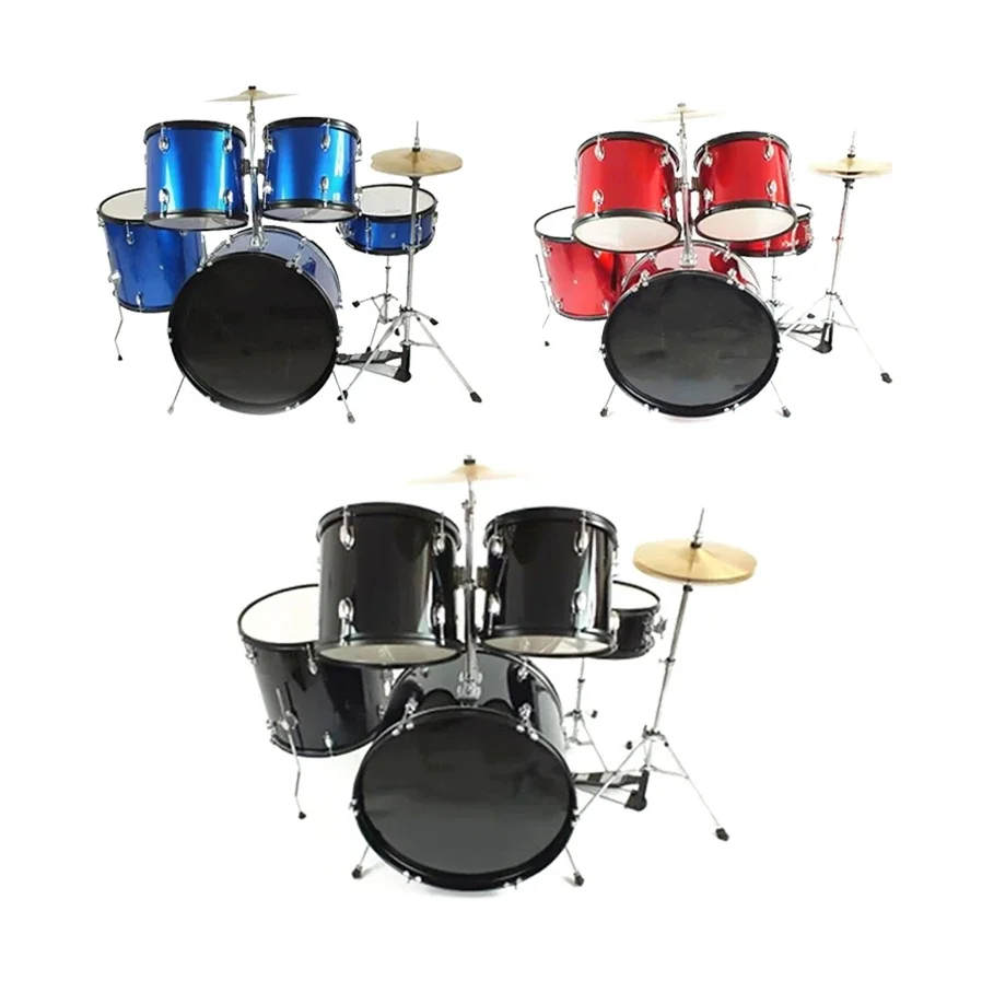 

hot selling drum kits professional musical instrument electronic drum set in China full size 5 piece set wholesale price