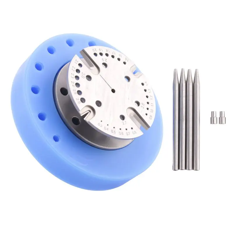 Watch Repair Tool Kit Steel Punch Pin Removal And Installation Of Balance Wheel Hairspring Shaft Core Kit Enhanced Edition