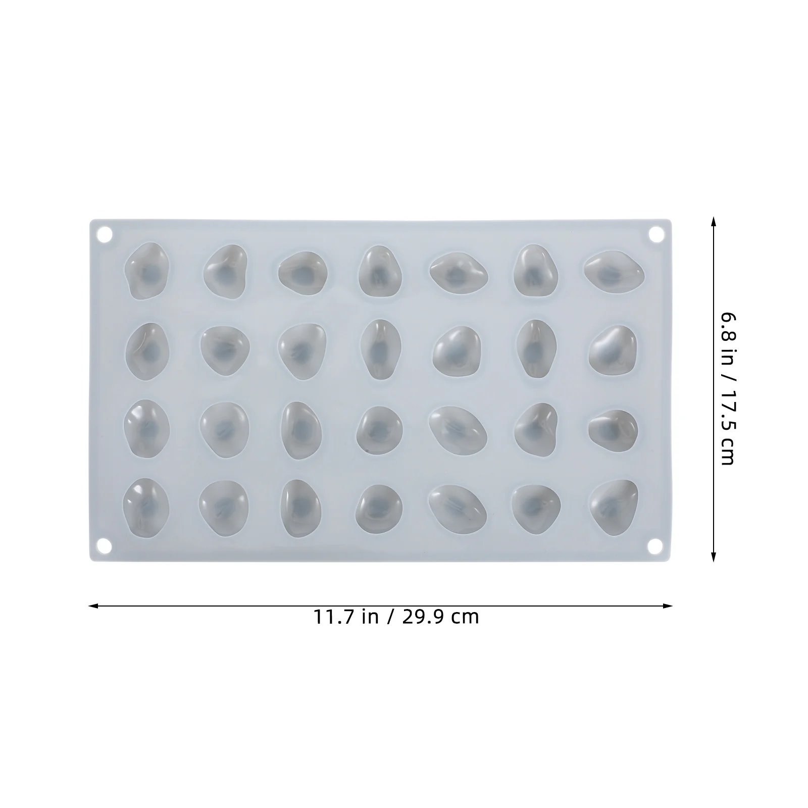 Moule à galets en silicone pour la cuisson de strass, gel de pton, outils de cuisson au chocolat