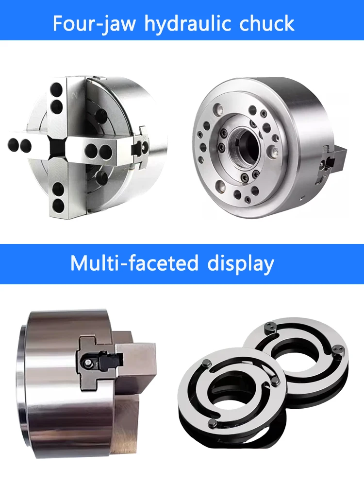 

Гидравлический патрон 6/8/10/12/15 дюймов, 4-кулачковый, сквозной, для токарного станка, с диапазоном захвата 15-450 мм, аксессуары для станков