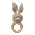 gray bunny rattle
