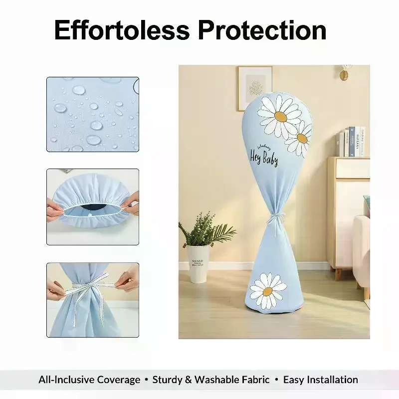 Protective Electric Fan Cover All-Inclusive Waterproof for Superior Dustproofing in Domestic or Commercial Areas