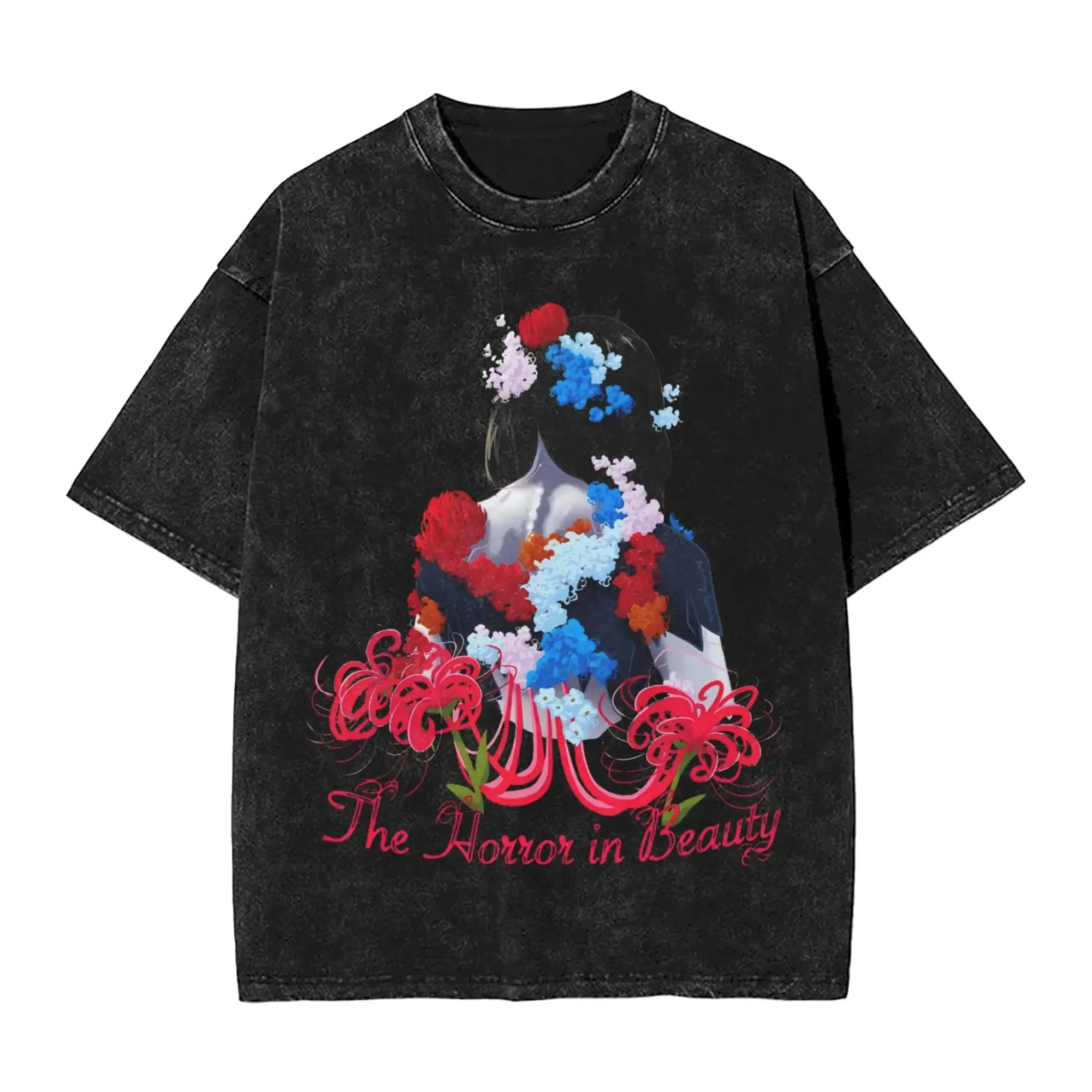 جديد لعبة الرعب سايلنت هيل F غسلها تيز Sliksing الطرفية الرجال النساء القطن فضفاضة لينة قصيرة الأكمام تنفس الإناث الذكور #1