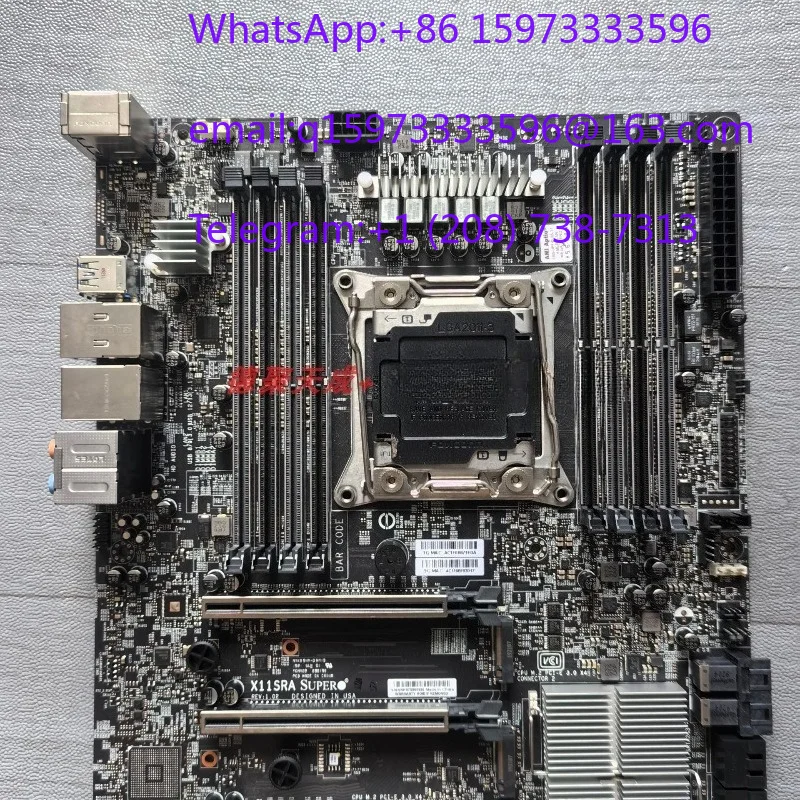 Supermicro X11SRA single workstation main board LGA2066 pin C422 workstation W2100 support M.2