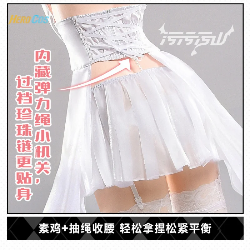 Azur Lane USS Pearl Cosplay Costume Role Play Women Girls Sexy Elegant Halloween Party Dress Suit Full Set HERO Cos view 5