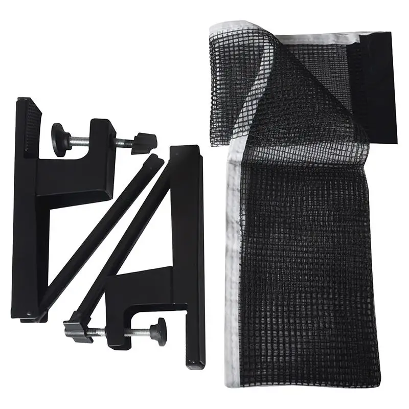 Table Tennis Nets & Posts Table Tennis Net And Post Set Tennis Nets And Posts Equipment Ping Pong Spring Activated Clamp Net For